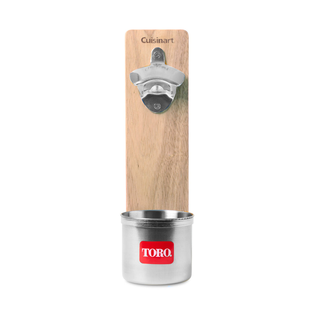 Cuisinart Outdoors Magnetic Cup Holder with Bottle Opener - Wood - View 9