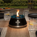 Cuisinart Outdoors Petite Tabletop Fire Bowl with Glass Surround - Black - View 6