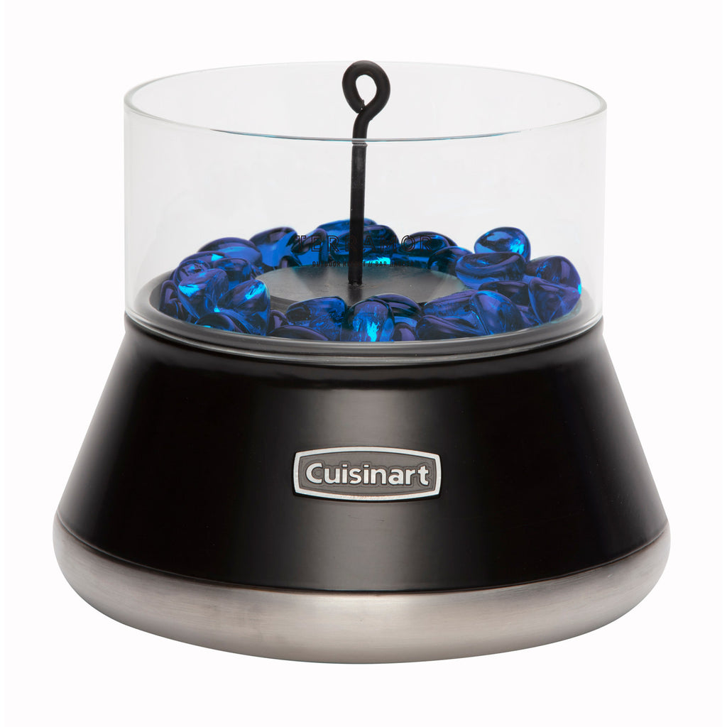 Cuisinart Outdoors Petite Tabletop Fire Bowl with Glass Surround - Black - View 8