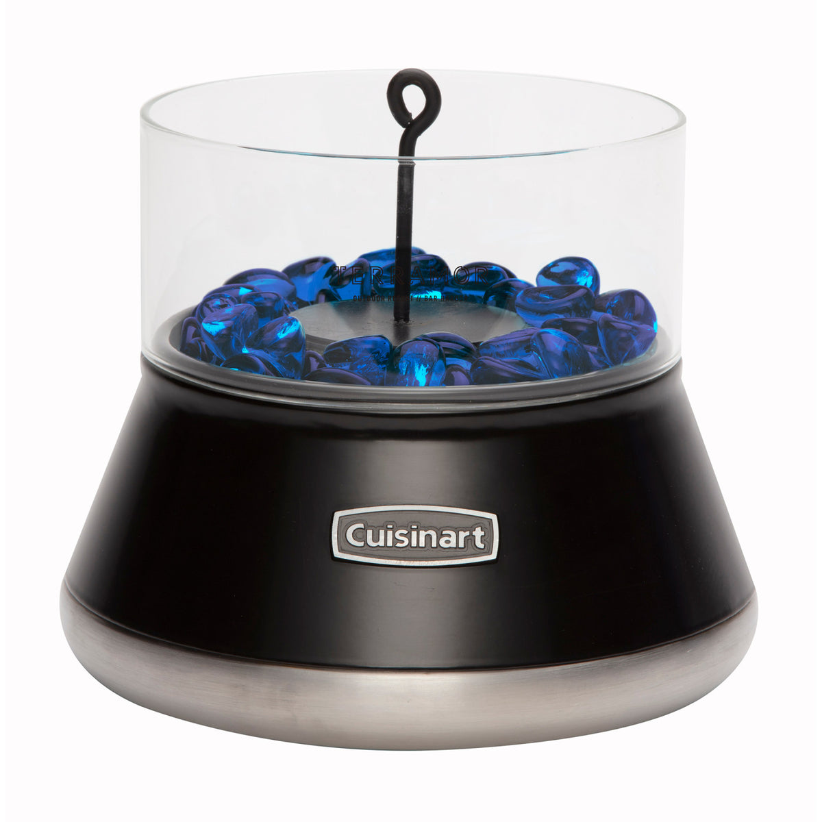 Cuisinart Outdoors Petite Tabletop Fire Bowl with Glass Surround - Black - View 8