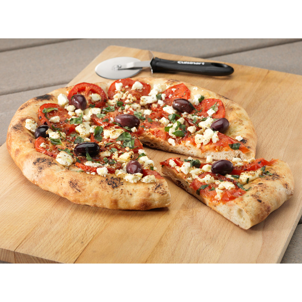 Cuisinart Outdoors Pizza Grill Set with Stone, Peel and Cutter Laser Engraving - Stainless Steel - View 5