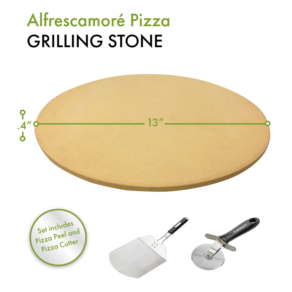 Cuisinart Outdoors Pizza Grill Set with Stone, Peel and Cutter Laser Engraving - Stainless Steel - View 7