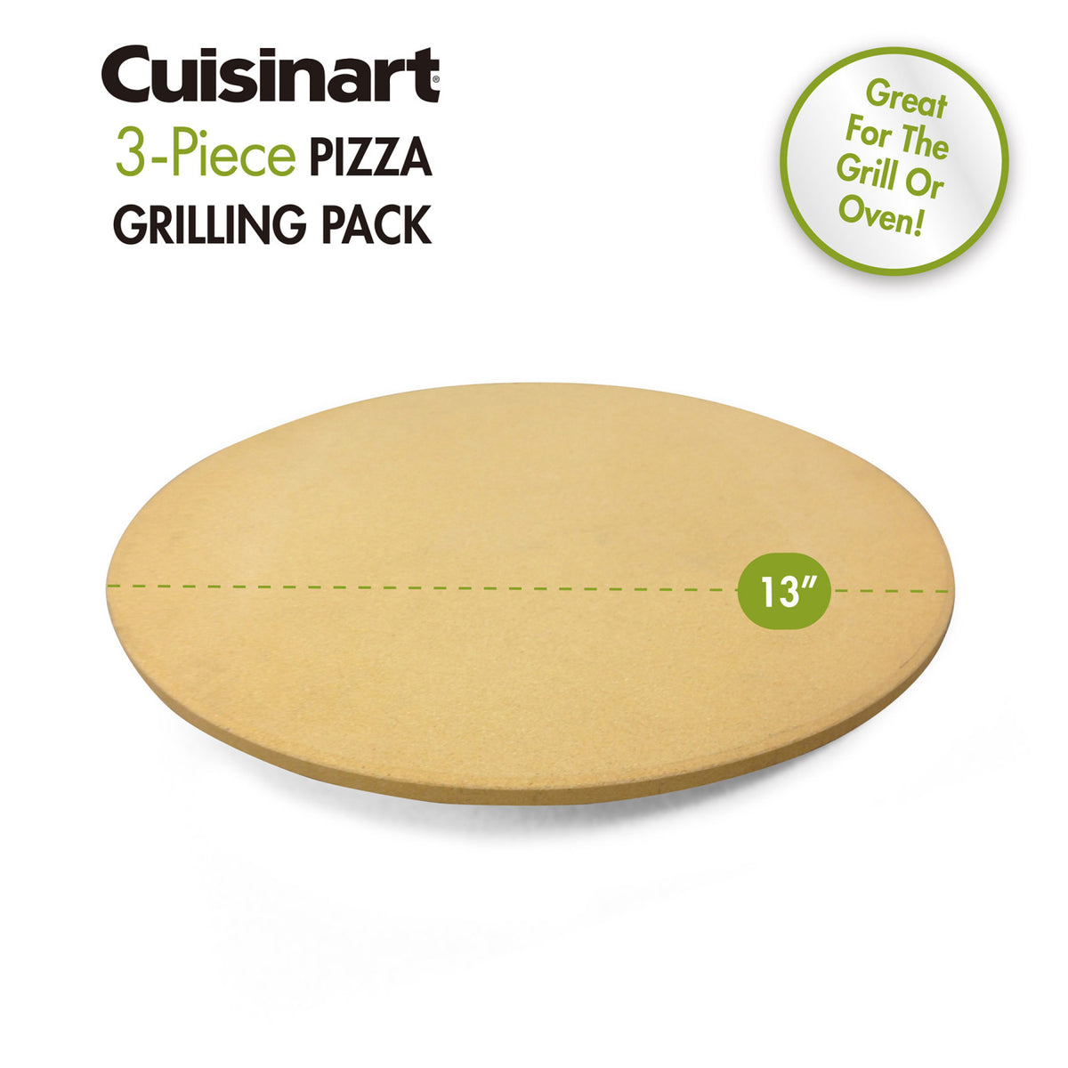 Cuisinart Outdoors Pizza Grill Set with Stone, Peel and Cutter Laser Engraving - Stainless Steel - View 8