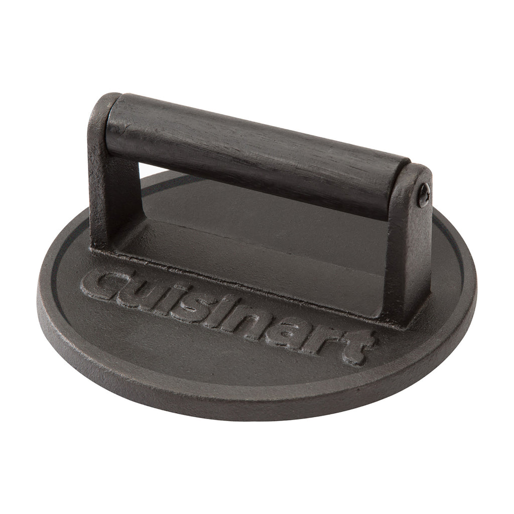 Cuisinart Outdoors Smashed Burger Kit with Press and Spatula Laser Engraving - Black - View 5