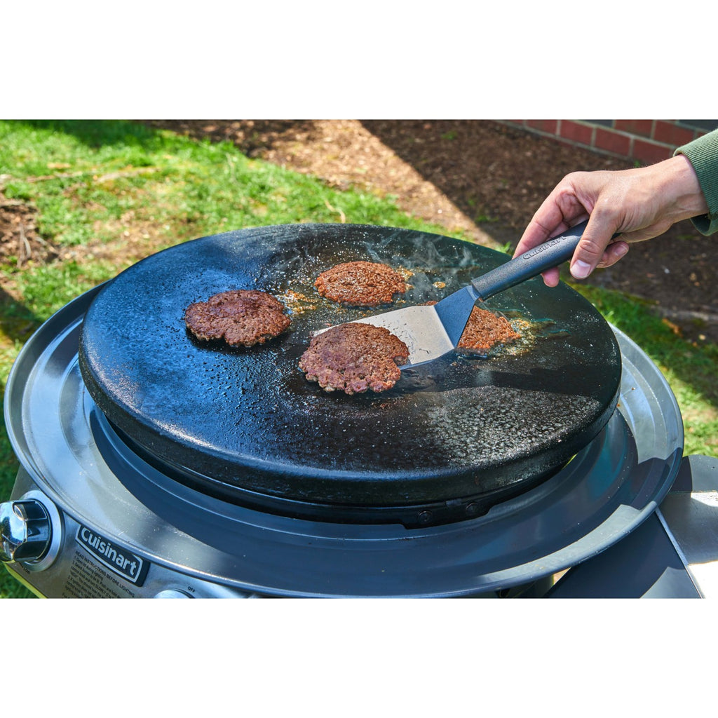 Cuisinart Outdoors Smashed Burger Kit with Press and Spatula Laser Engraving - Black - View 9
