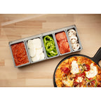 Cuisinart Outdoors Topping Station with Five Containers Laser Engraving - Stainless Steel - View 12