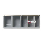 Cuisinart Outdoors Topping Station with Five Containers Laser Engraving - Stainless Steel - View 2