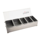 Cuisinart Outdoors Topping Station with Five Containers Laser Engraving - Stainless Steel - View 4
