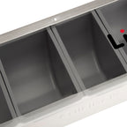 Cuisinart Outdoors Topping Station with Five Containers Laser Engraving - Stainless Steel - View 5