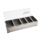 Cuisinart Outdoors Topping Station with Five Containers Laser Engraving - Stainless Steel - View 9