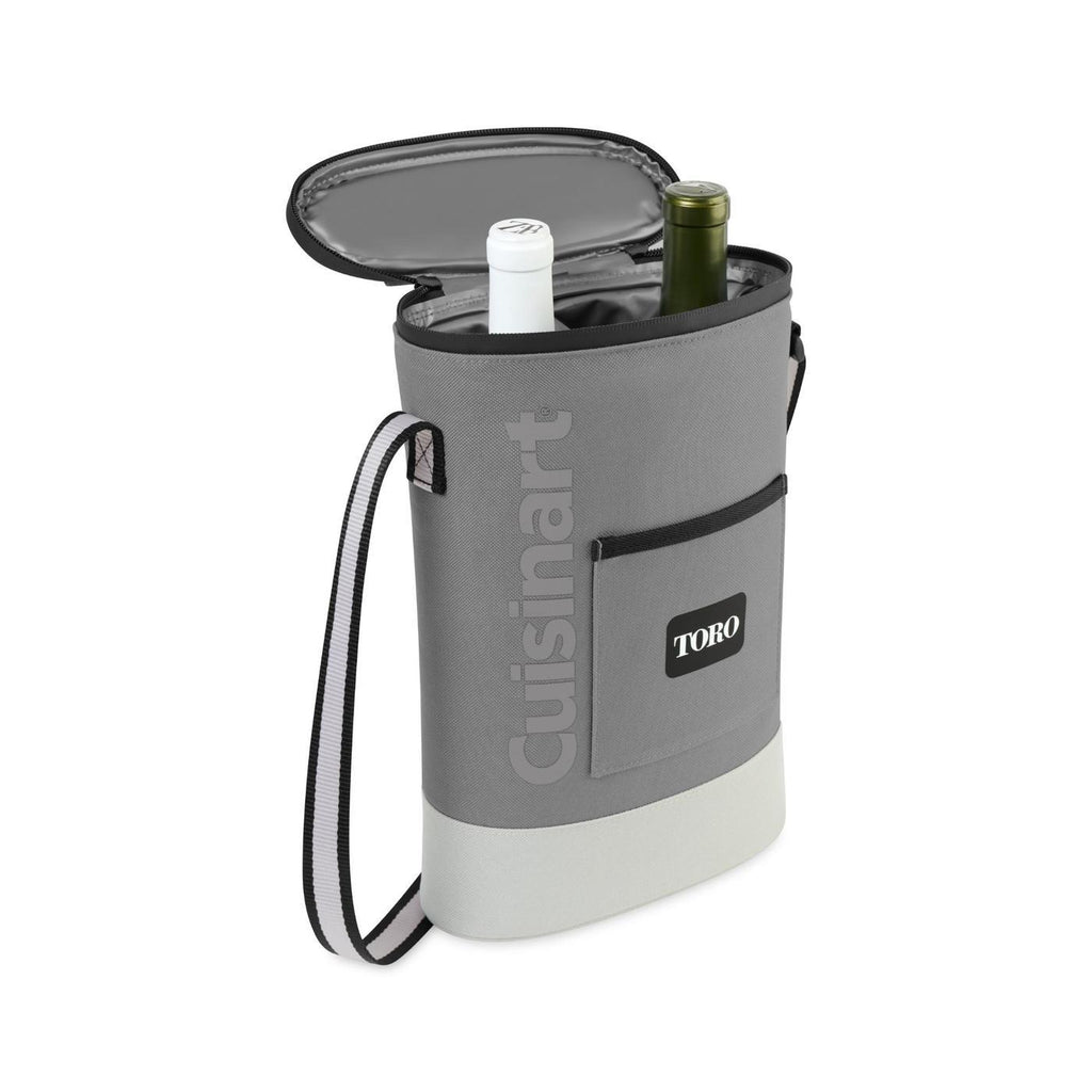 Cuisinart Outdoors Two Bottle Wine Cooler Tote - Medium Grey - View 2