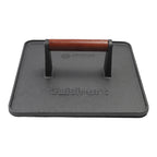 Cuisinart Outdoors XL Cast Iron Griddle Press, 10 x 10 Inches Laser Engraving - Black - View 2