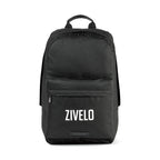 Cumberland Classic Backpack with Vegan Leather Trim Embroidery - Black - View 1