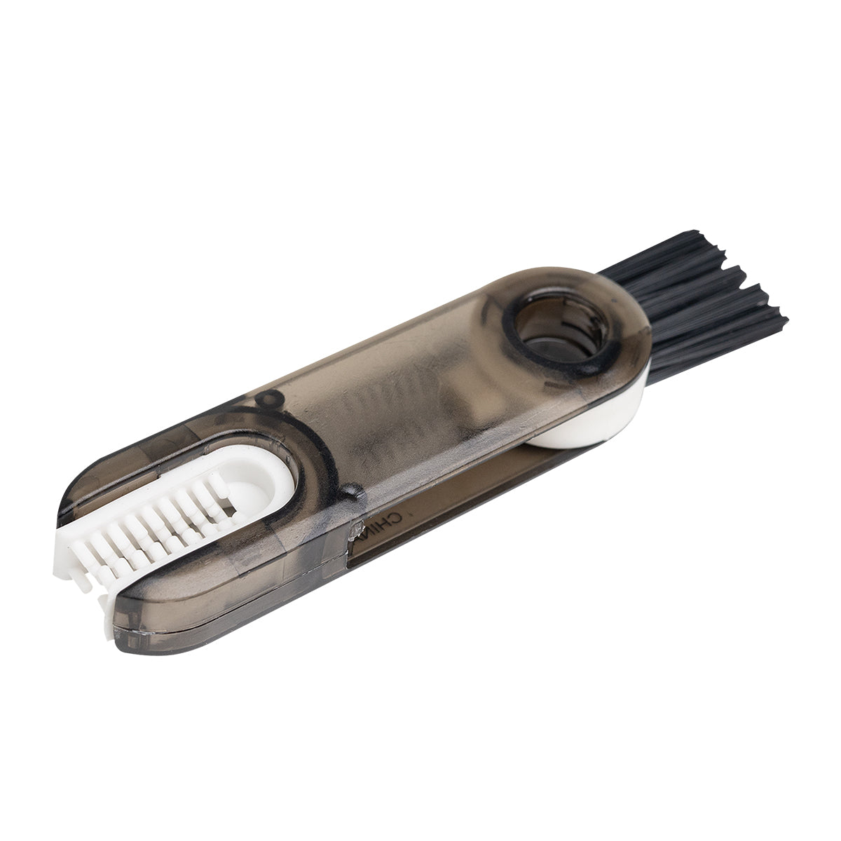 Cup and Lid Cleaning Brush Set, Three-Way - Translucent Black - Angle