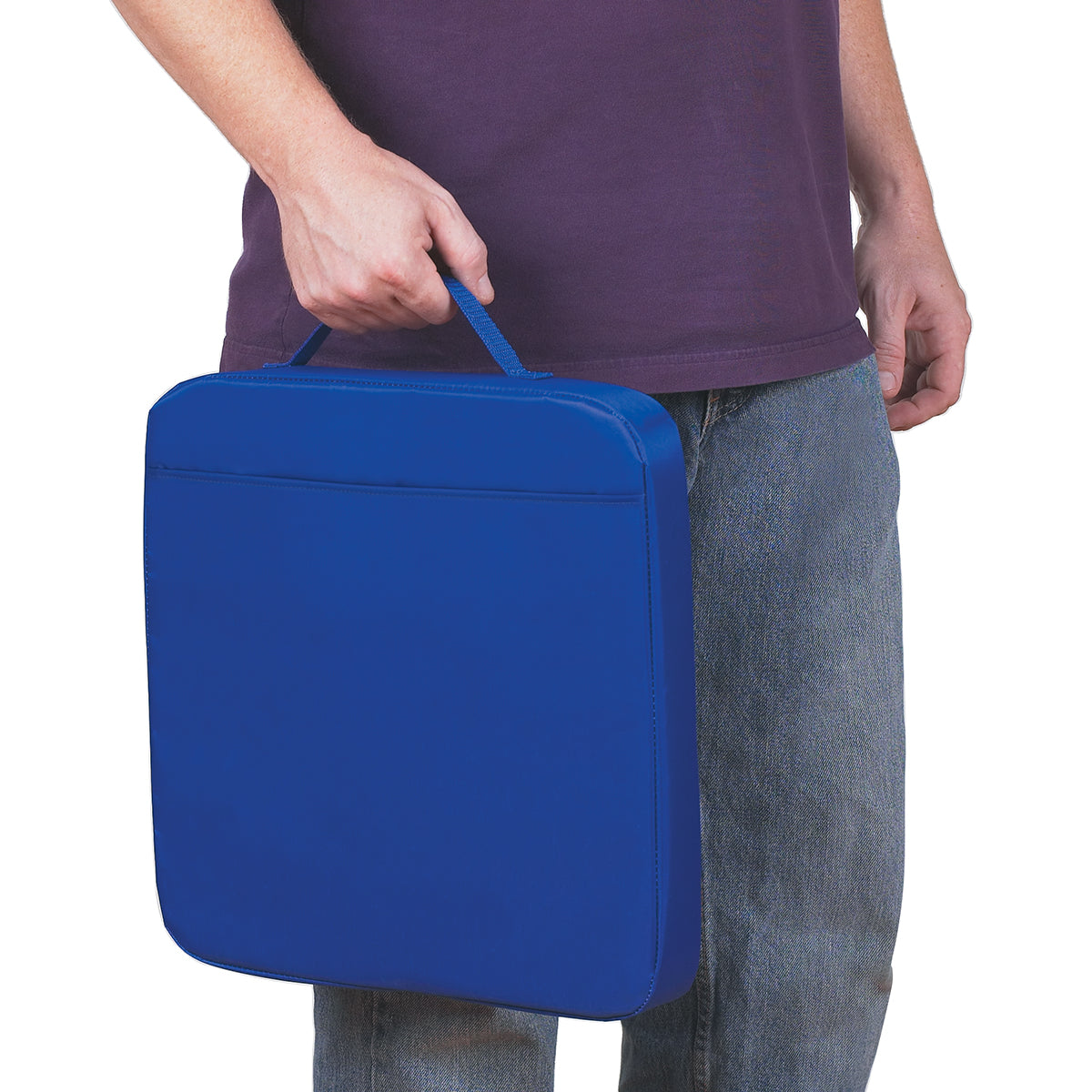 Cushion for Stadium Seats - Royal Blue - Inset_Blank
