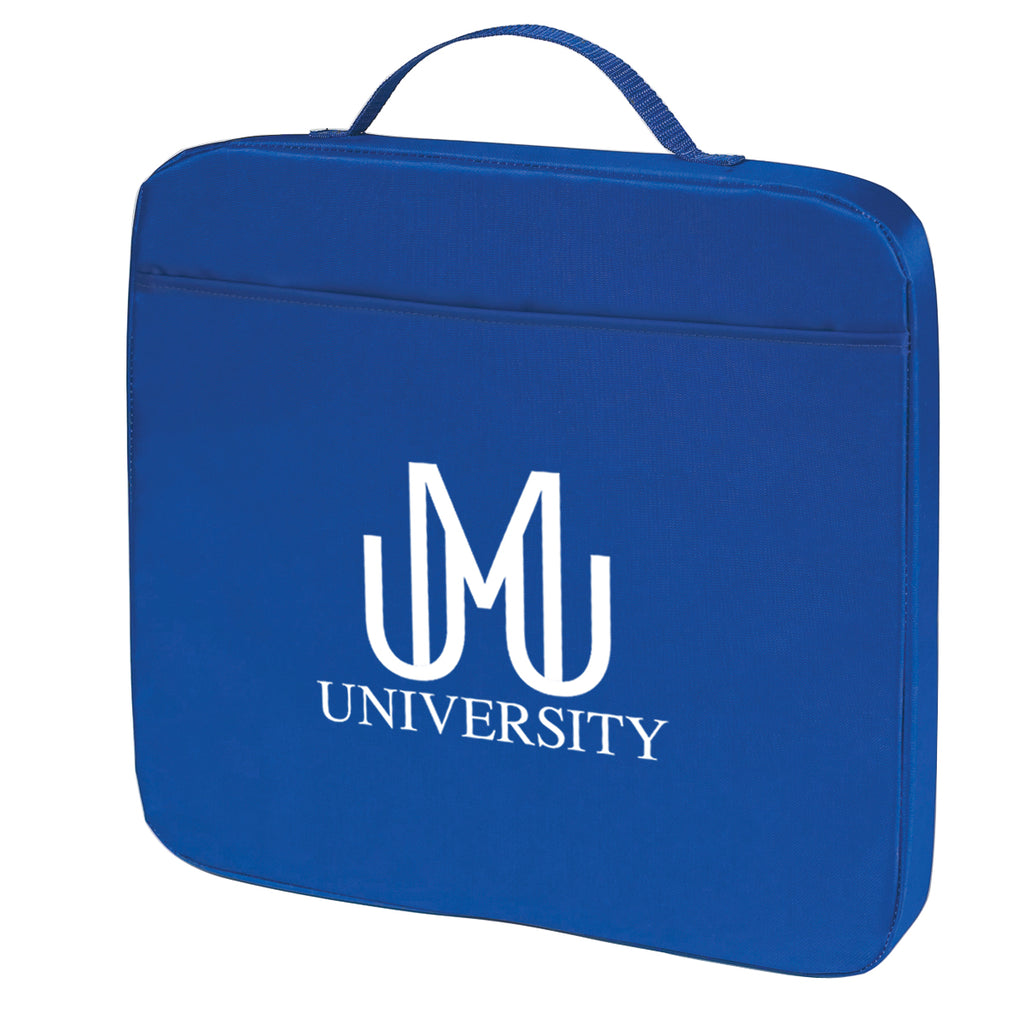 Cushion for Stadium Seats - Royal Blue - Silk Screen