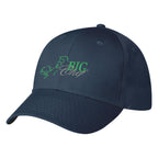 Custom Embroidered Polyester Cap, 6-Panel - Navy - Embroidery