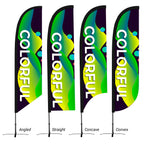 Custom Feather Flag, Small, 9 Foot