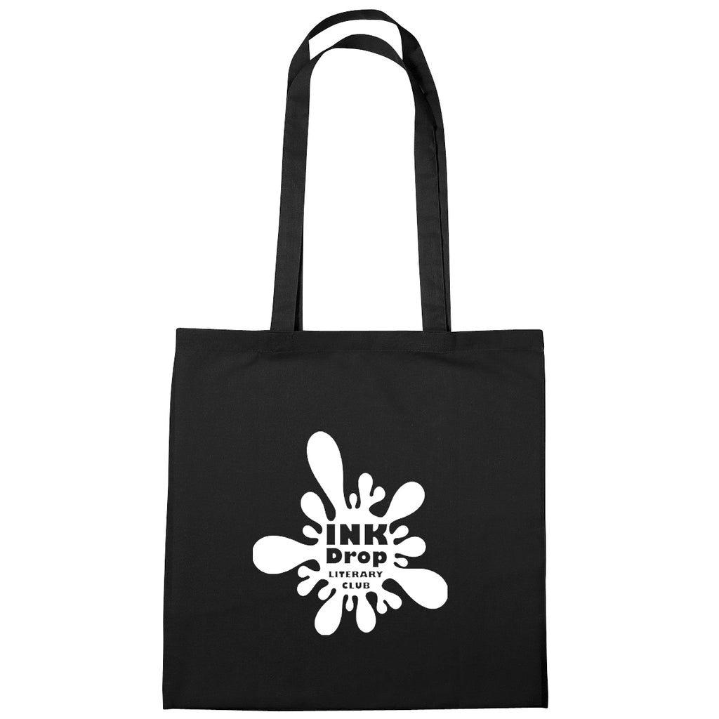 Custom Promotional 100% 4 oz. Cotton Tote Bag Embroidery - Black - Silk Screen