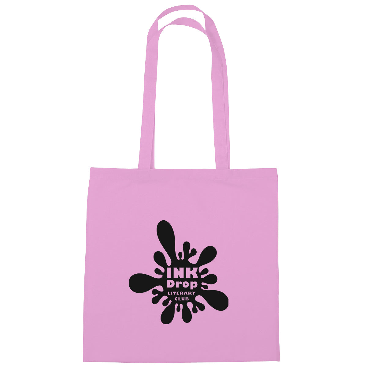Custom Promotional 100% 4 oz. Cotton Tote Bag Embroidery - Pink - Silk Screen