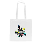 Custom Promotional 100% 4 oz. Cotton Tote Bag Embroidery - White - Colorbrite