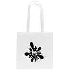 Custom Promotional 100% 4 oz. Cotton Tote Bag Embroidery - White - Silk Screen