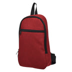 Custom Promotional Chris Crossbody Sling Bag Embroidery - Red - Angle