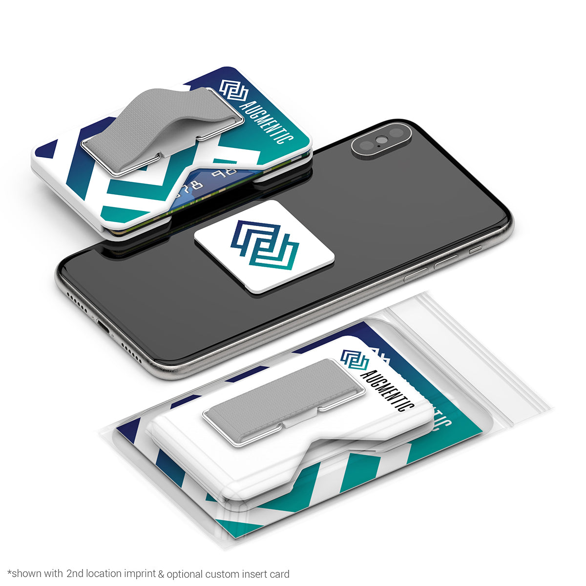 Custom Promotional Powerstick ClutchSlide - White - custom_packaging_4CP