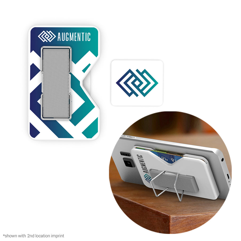 Custom Promotional Powerstick ClutchSlide - White - Stand_4CP