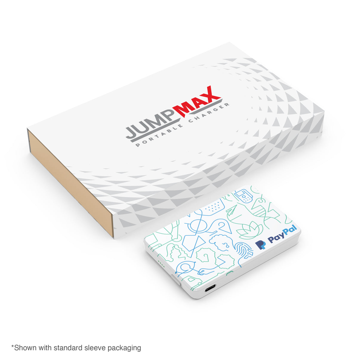 Custom Promotional Powerstick JumpMax - White - Sleeve_Package