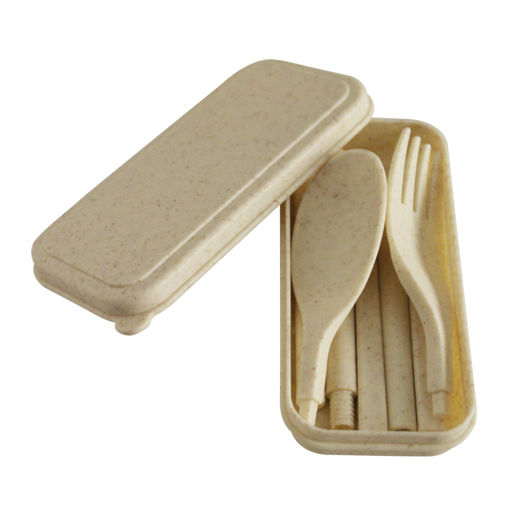 Cutlery Set, Harvest Full Color - Natural - Open