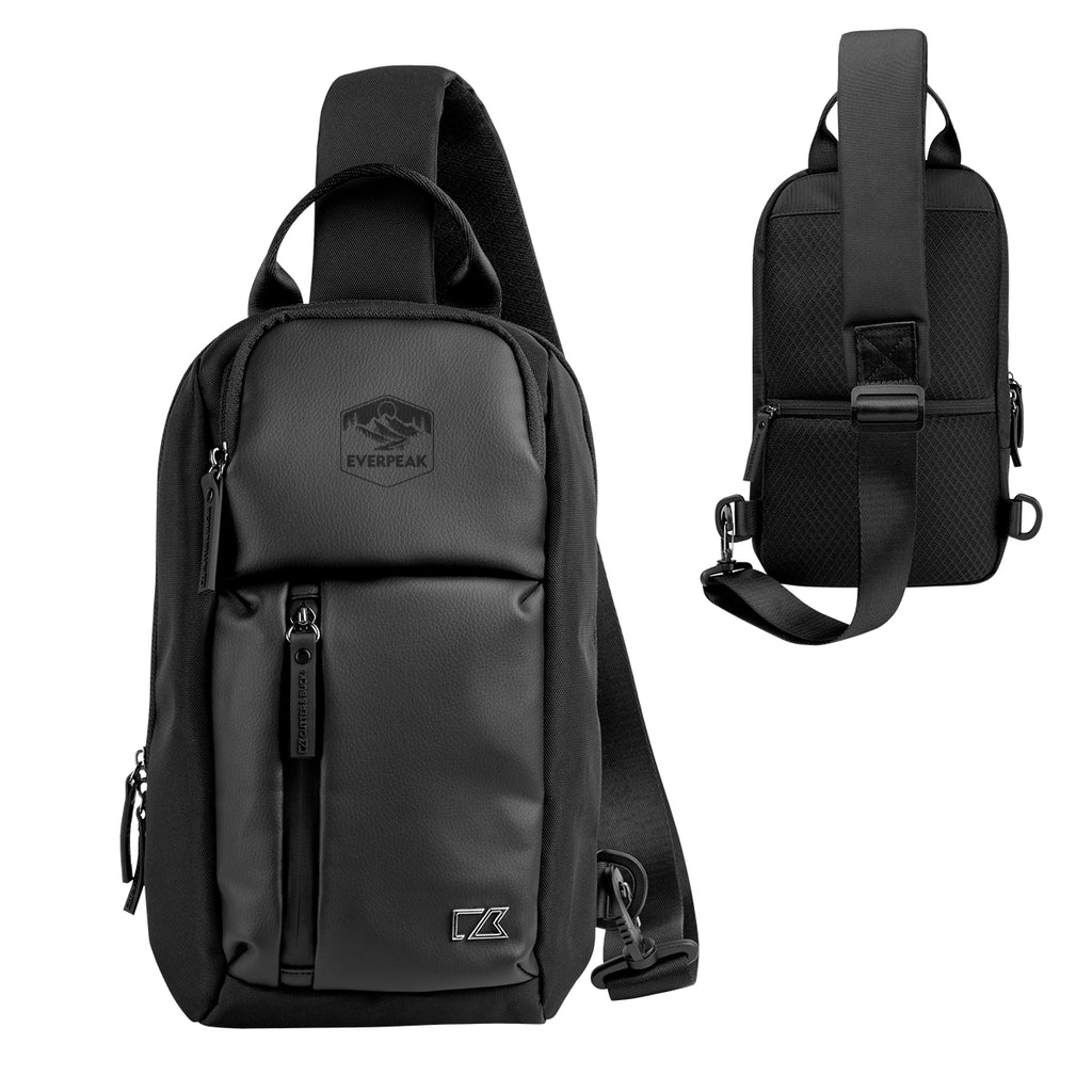 Cutter & Buck Active Sling Bag - Black - Deboss