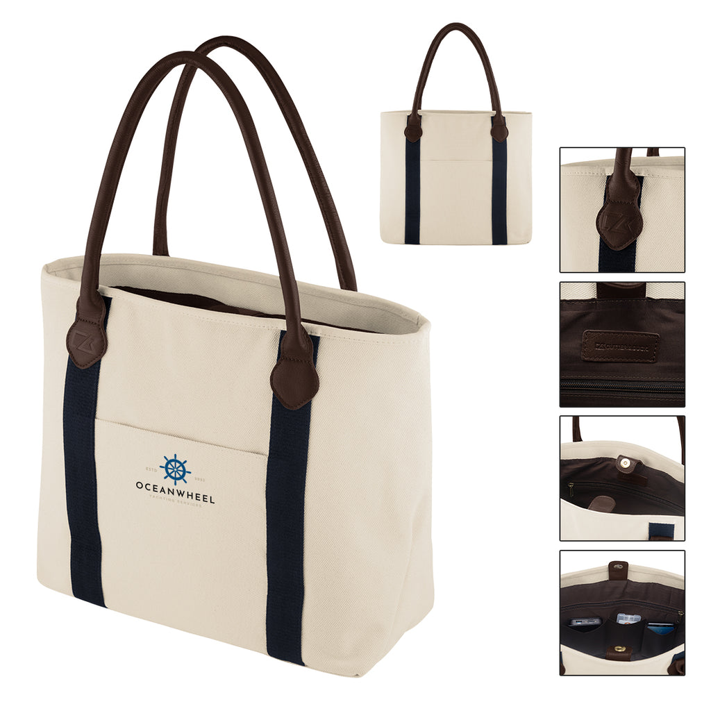 Cutter & Buck Cotton Canvas Tote Bag, 24 oz - Colorbrite