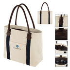 Cutter & Buck Cotton Canvas Tote Bag, 24 oz Embroidery - Colorbrite