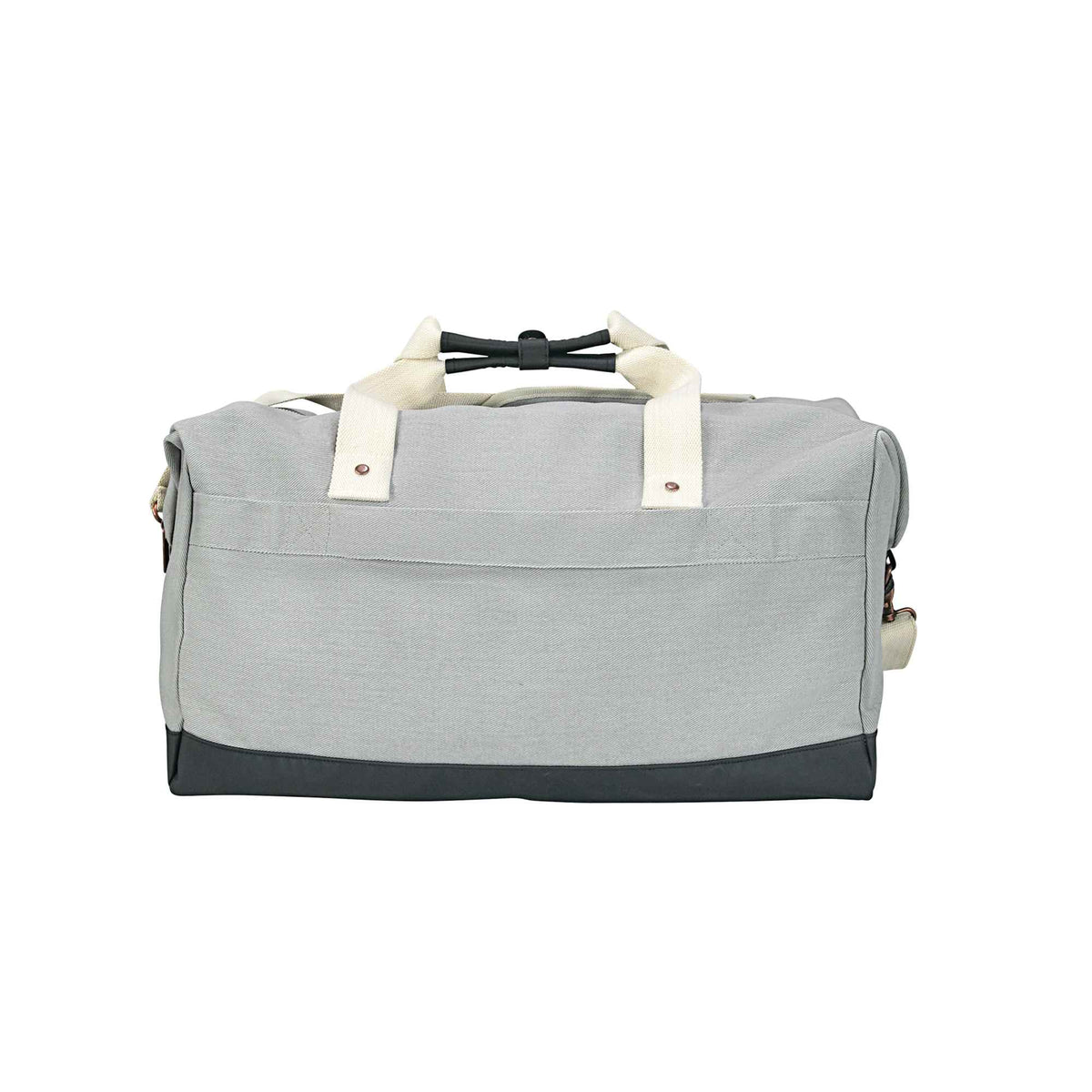Cutter & Buck Cotton Twill Weekender Duffel Bag, 19 Inches - Gray - Back