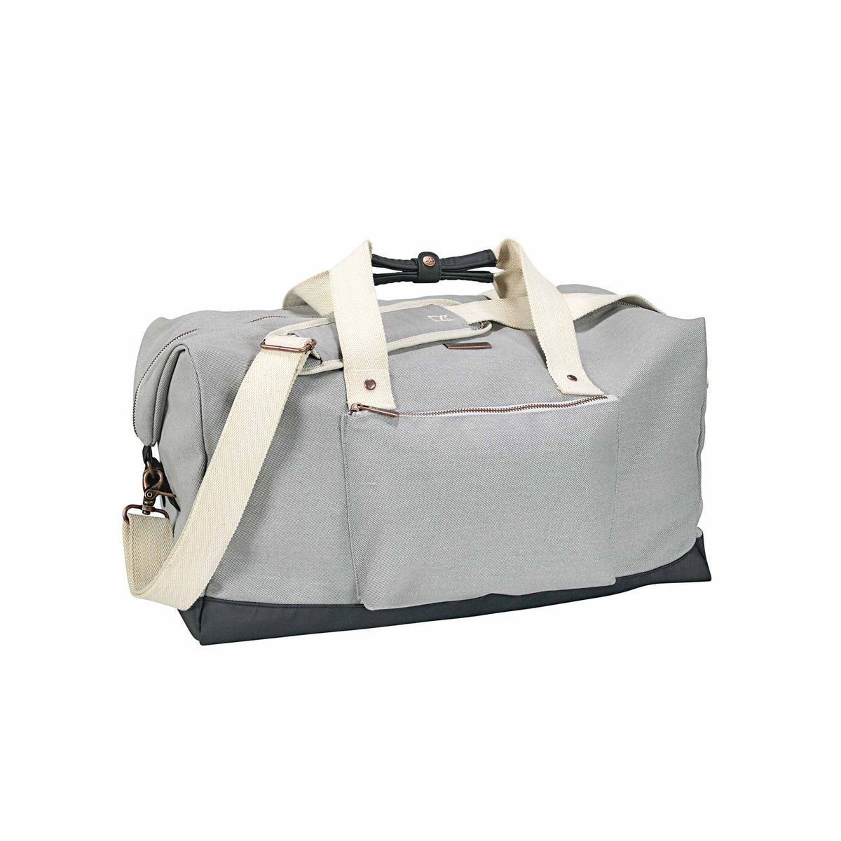 Cutter & Buck Cotton Twill Weekender Duffel Bag, 19 Inches - Gray - Photo 2