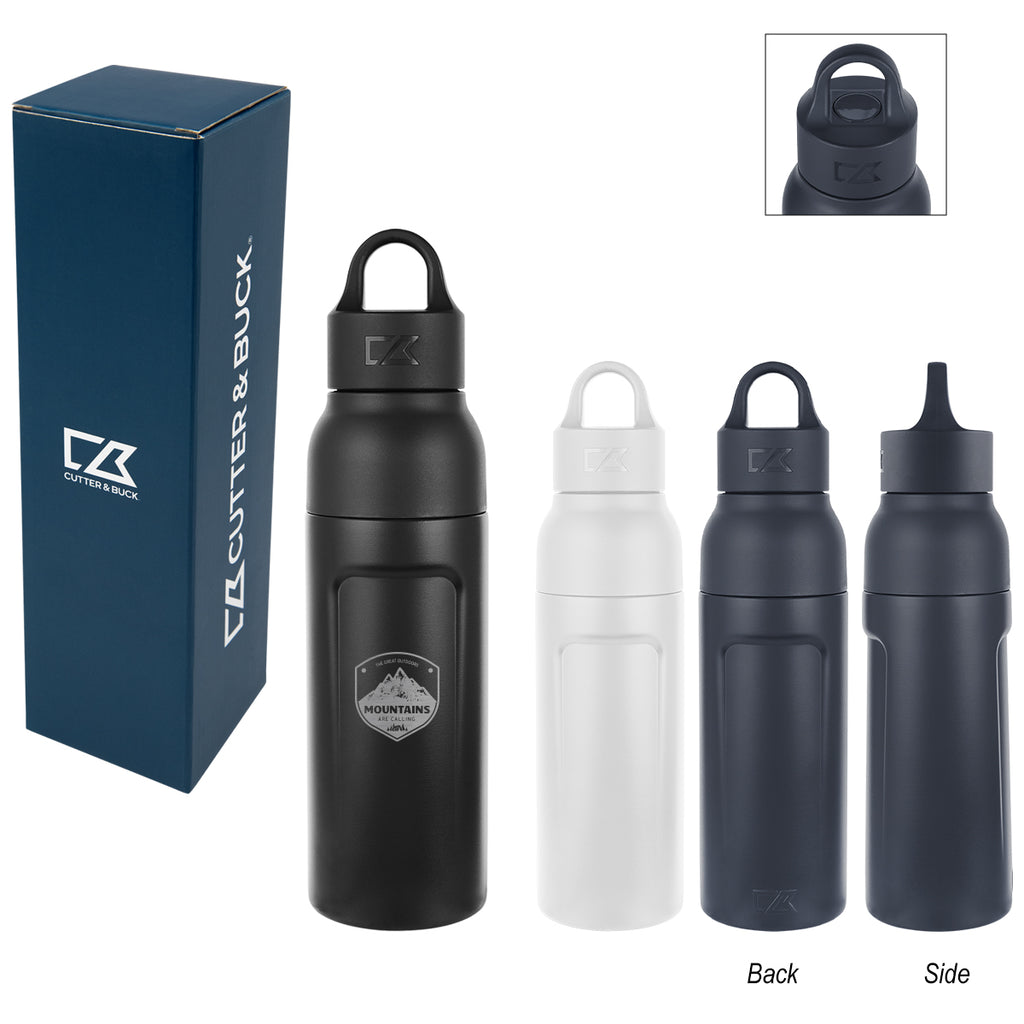 Cutter & Buck Recycled Stainless Steel Bottle, 17 oz