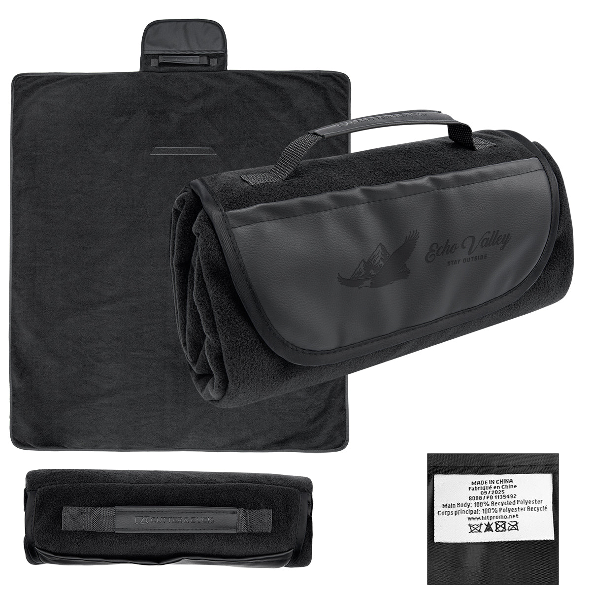 Cutter & Buck Roll-Up Picnic and Camping Blanket