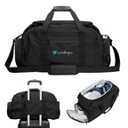 Cutter & Buck Travel Club Duffel Bag - Black - Embroidery
