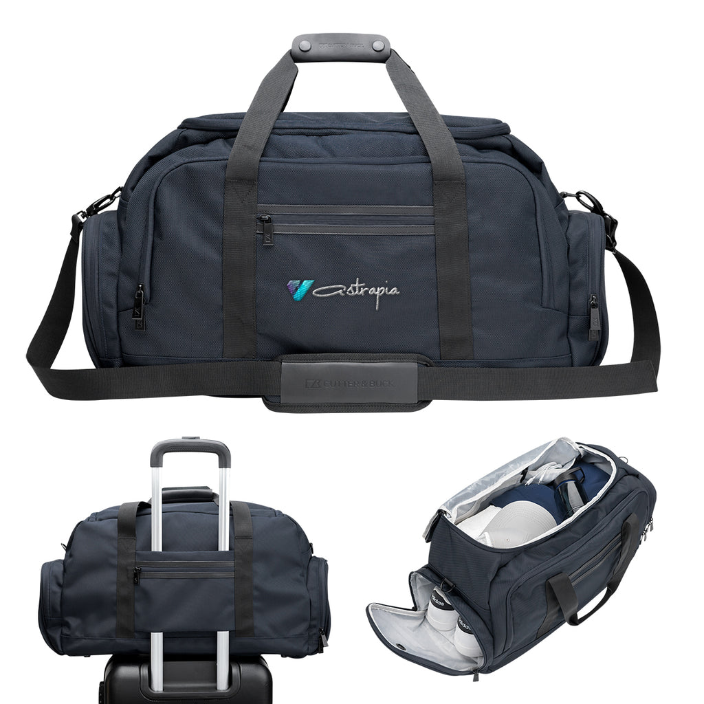 Cutter & Buck Travel Club Duffel Bag - Navy - Embroidery