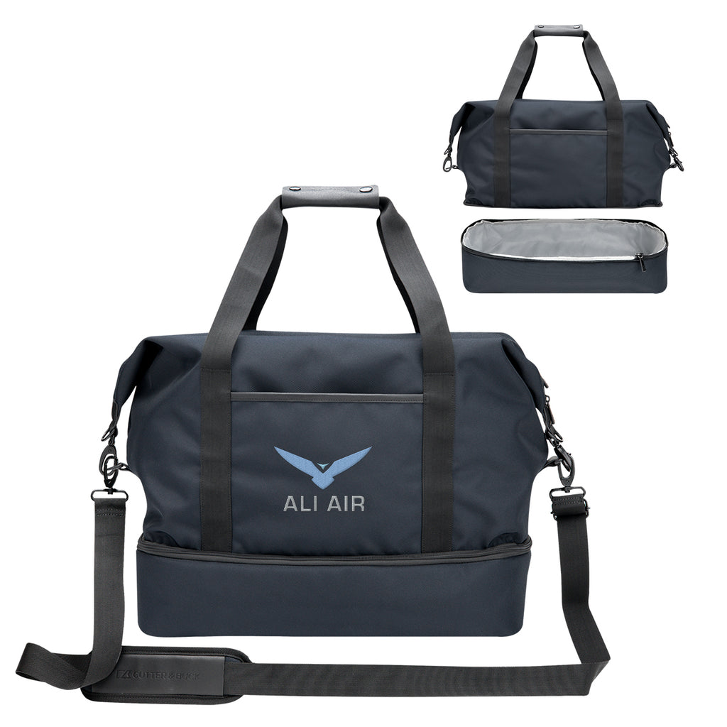 Cutter & Buck Travel Drop Bottom Weekender - Navy - Embroidery