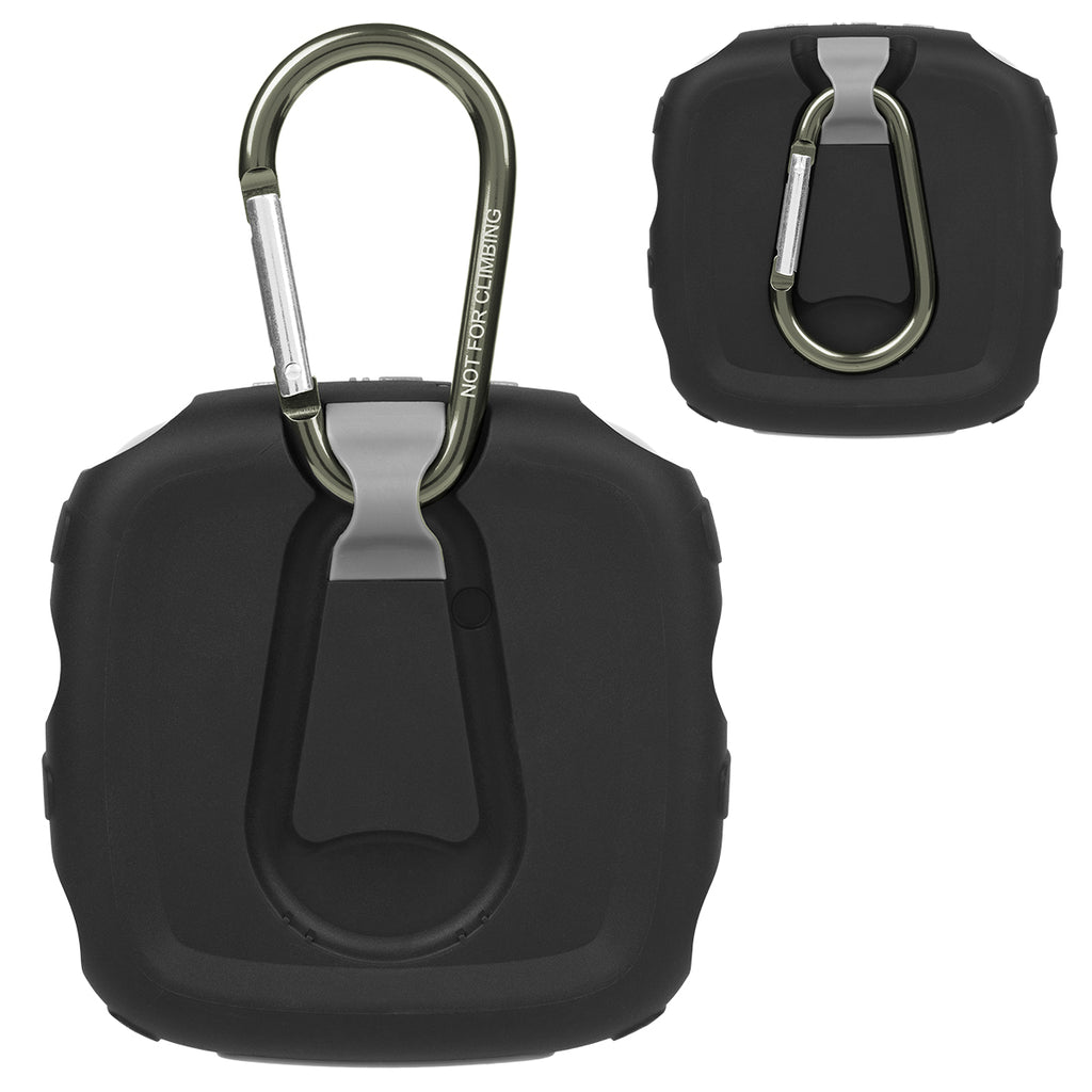 Cutter & Buck Waterproof Bluetooth Speaker - Black with Gray - Back