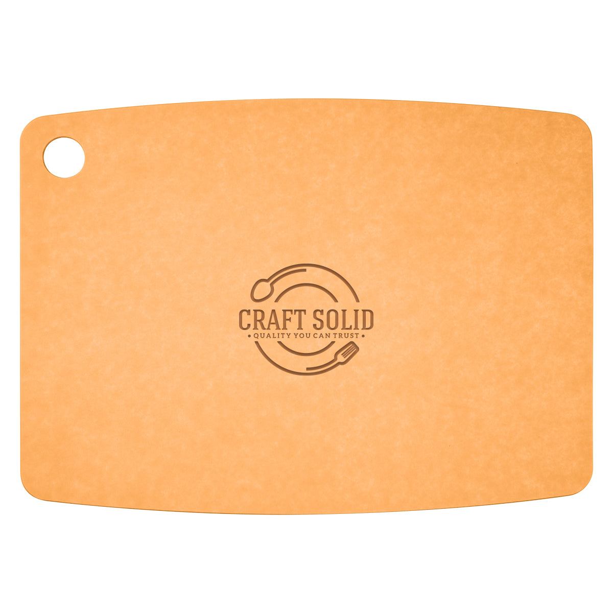 Cutting Board in Wood Fiber - Natural - Laser Engraving
