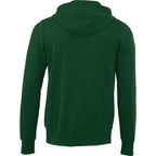 Cypress Fleece Full Zip Hoodie for Men Embroidery - Forest Green - Back Flat