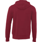 Cypress Fleece Full Zip Hoodie for Men Embroidery - Maroon MA - Back Flat