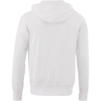 Cypress Fleece Full Zip Hoodie for Men Transfer - White - Back Flat