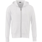 Cypress Fleece Full Zip Hoodie for Men Transfer - White - Front Flat