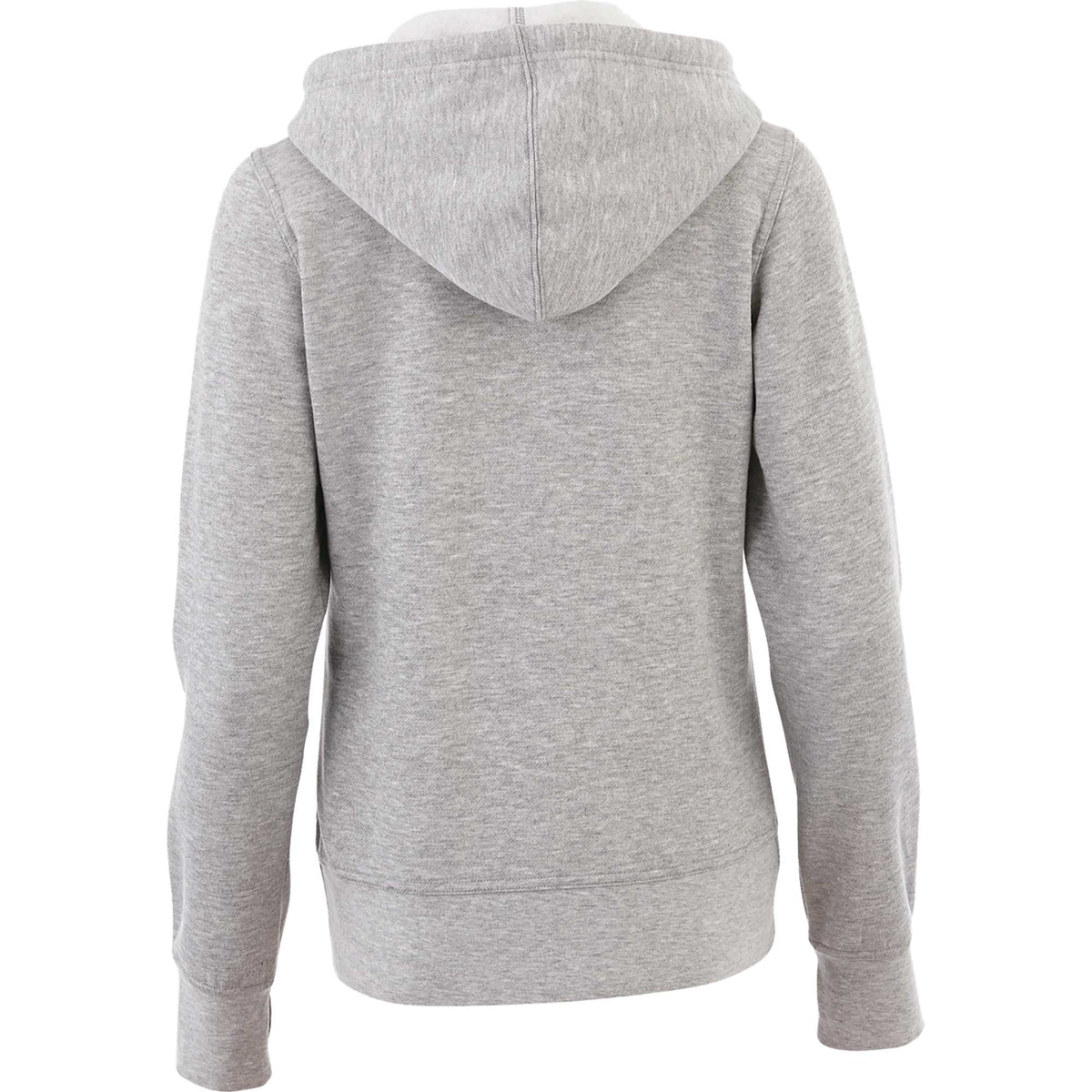 Cypress Fleece Full Zip Hoodie for Women Transfer - Heather Grey Secondary - Back
