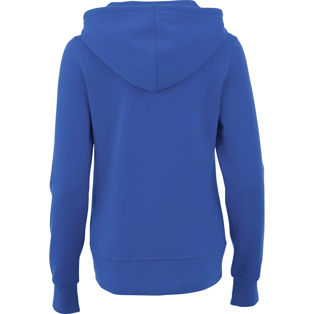 Cypress Fleece Full Zip Hoodie for Women Transfer - New Royal - Back Flat