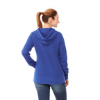 Cypress Fleece Full Zip Hoodie for Women Transfer - New Royal - Back On Model